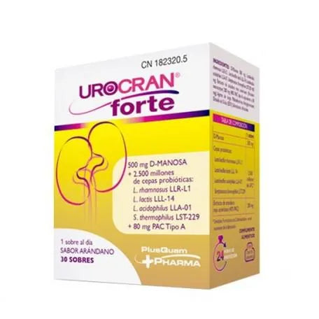 Pusquampharma Urocran Cranberry Probiotiques 30 Gélules
