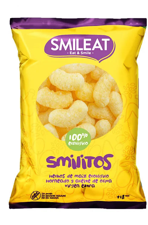 Smileat Smilitos Snacks De Maiz Ecologicos 38g - Batty Beauty