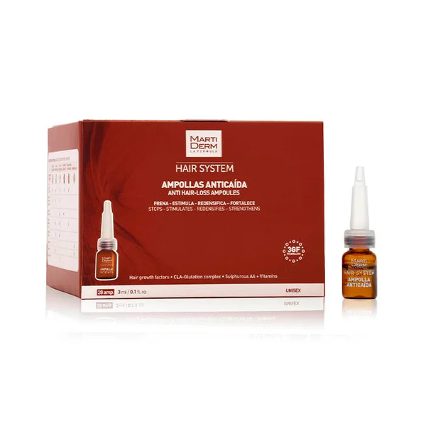 Martiderm Hair System Anti-Cheveux Perdent 28 Ampoules - MARTIDERM
