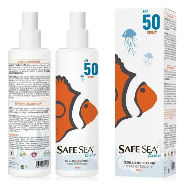Safe Sea Crème Solaire Pour Enfants SPF50 200ml - Batty Beauty
