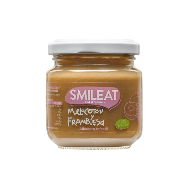 Smileat Potito Bio Frambuesa y Melocoton 130 Gr - Batty Beauty