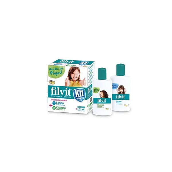 Filvit Anti Poux Lotion Coffret 2 Produits 100ml - Batty Beauty
