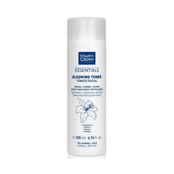 Martiderm Essentials Blooming Toner Peau Normale Sèche 200ml - Batty Beauty