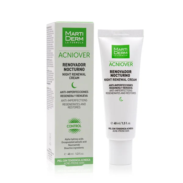 MartiDerm Acniover Night Renewal 40ml - Batty Beauty
