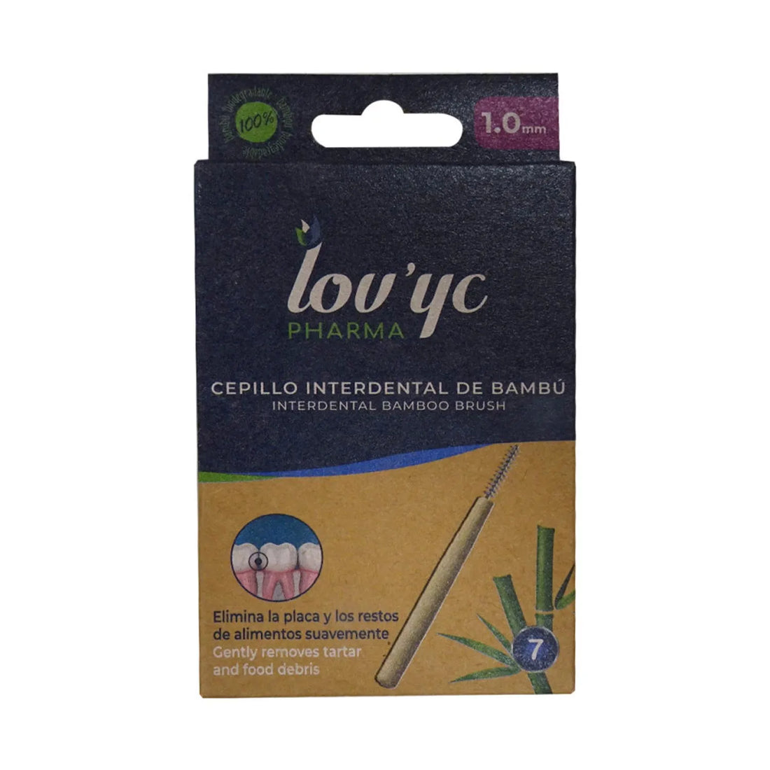 Lovyc Elie Saab Lovyc Bambu Cepillo Interdental Caja 1un