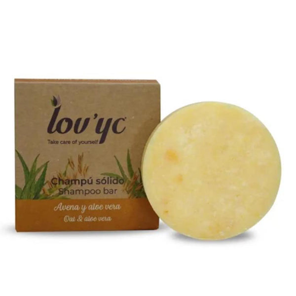 Elie Saab Lovyc Avena y Aloe Vera Champu Solido 50g - Batty Beauty
