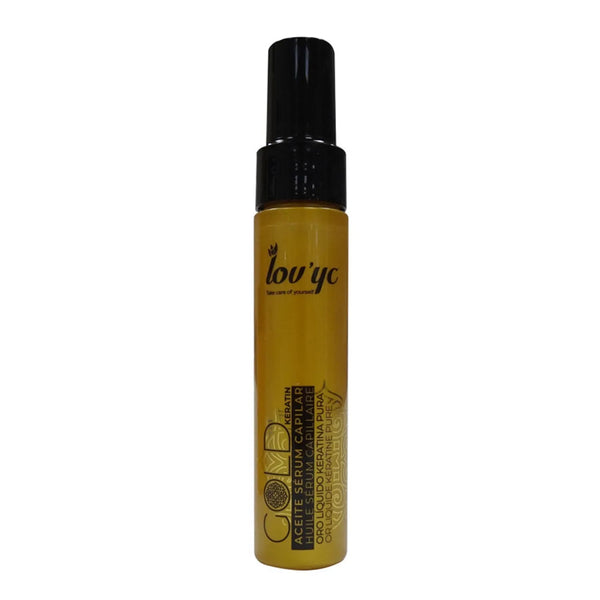 Elie Saab Lovyc Gold Aceite-Serum Capilar Keratina Pura Oro Liquido 60ml - Batty Beauty