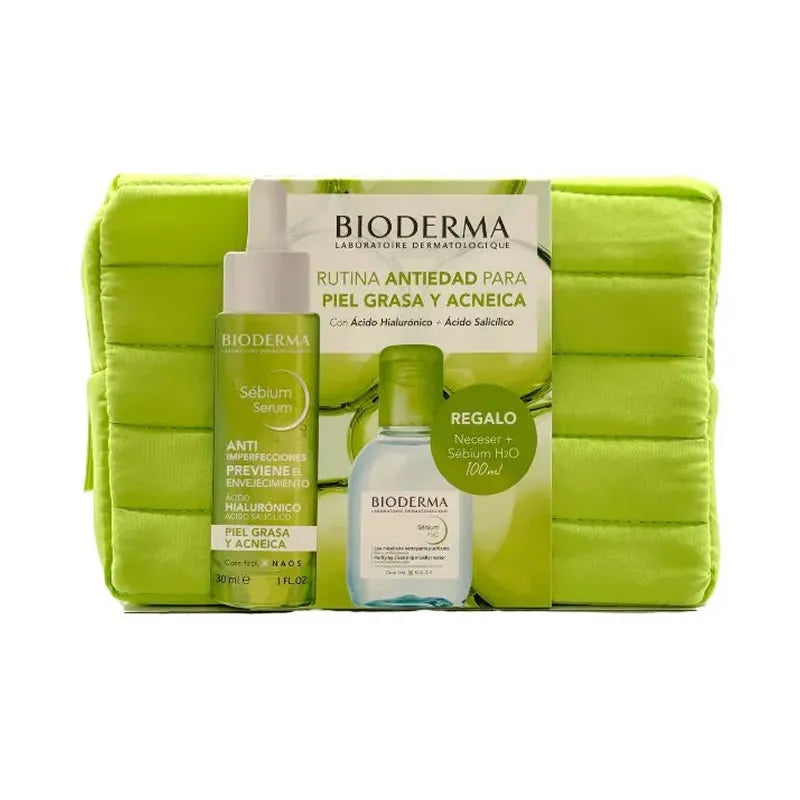 Bioderma Pack Cadeau Trousse Bioderma Sébium Sérum + H2O Gratuit
