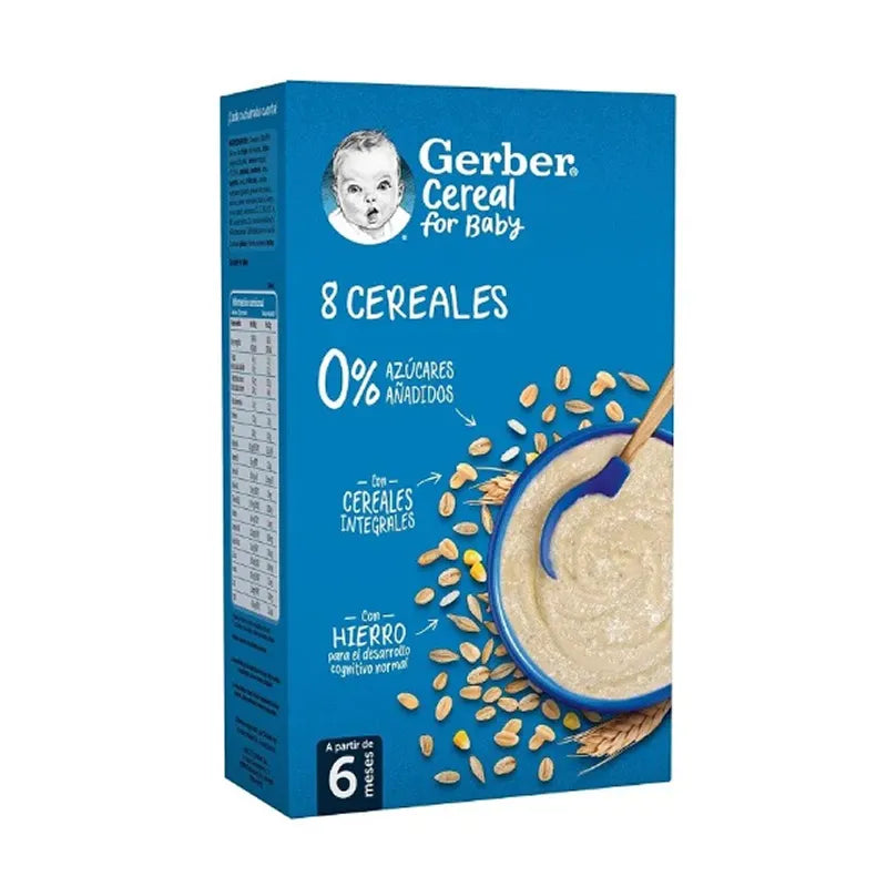 Gerber Bouillie 8 Céréales +6 Mois