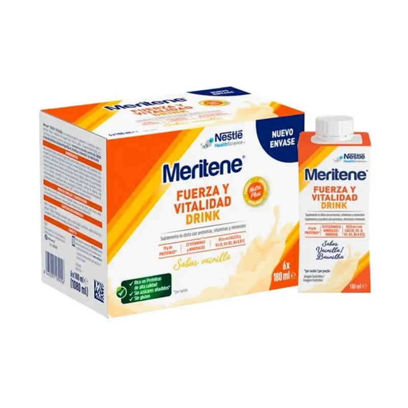 Meritene Force Et Vitalité Boisson Vanille