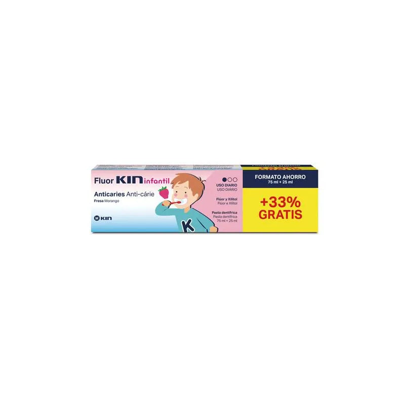 Kin Fluor-Kin Dentifrice Pour Enfants À La Fraise