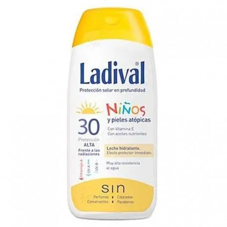 Ladival Protector Solar Para Niños Fps30 Leche Ladival