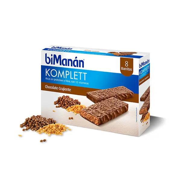 Bimanan Sustitutive Barres Au Chocolat Komplett 8 Unités - BIMANÁN