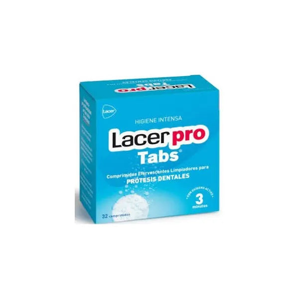Lacer Protabs Comprimés De Nettoyage Pour Prothèses Dentaires 32uds - LACER