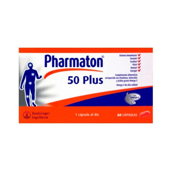 Pharmaton 50Plus 30 Capsules - Batty Beauty