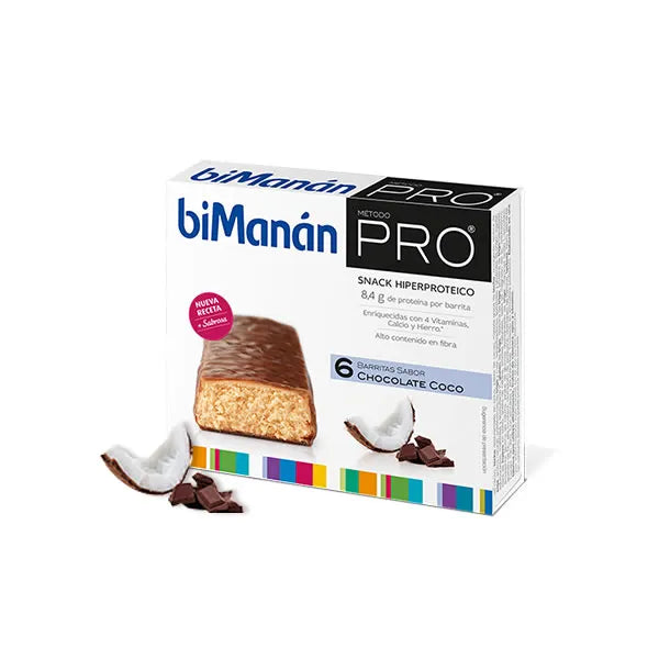 Bimanán Bimanan Pro Barre De Chocolat À La Noix De Coco 6 Pcs - Batty Beauty
