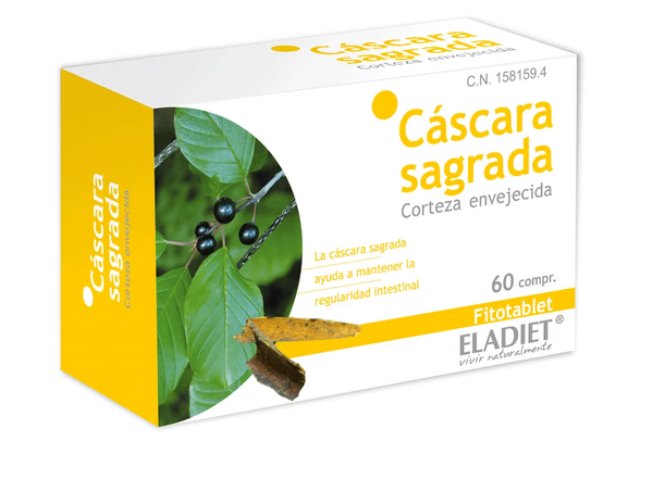 Eladiet Cascara Sagrada 300 Mg 60 Comp - Batty Beauty