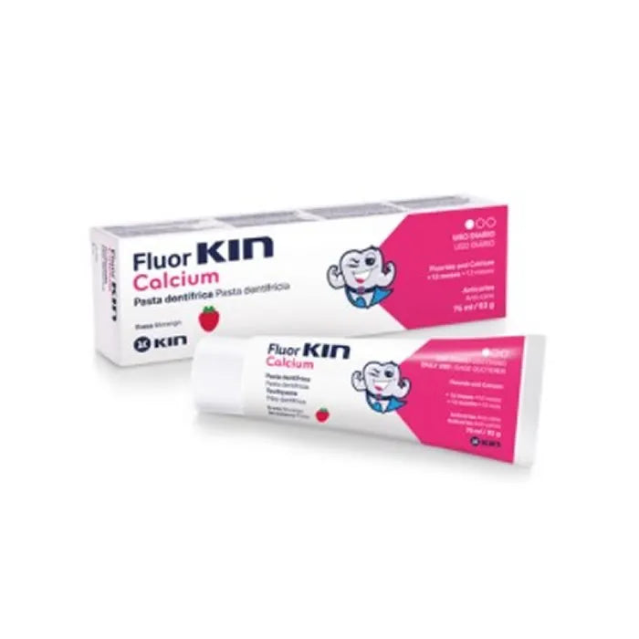 Kin Fluorkin Calcium Dentifrice Enfant Saveur Fraise