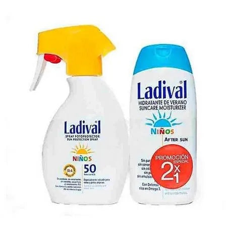 Ladival Duplo Protector Solar Para Niños Fps50 En Aftersun Ladival - Batty Beauty