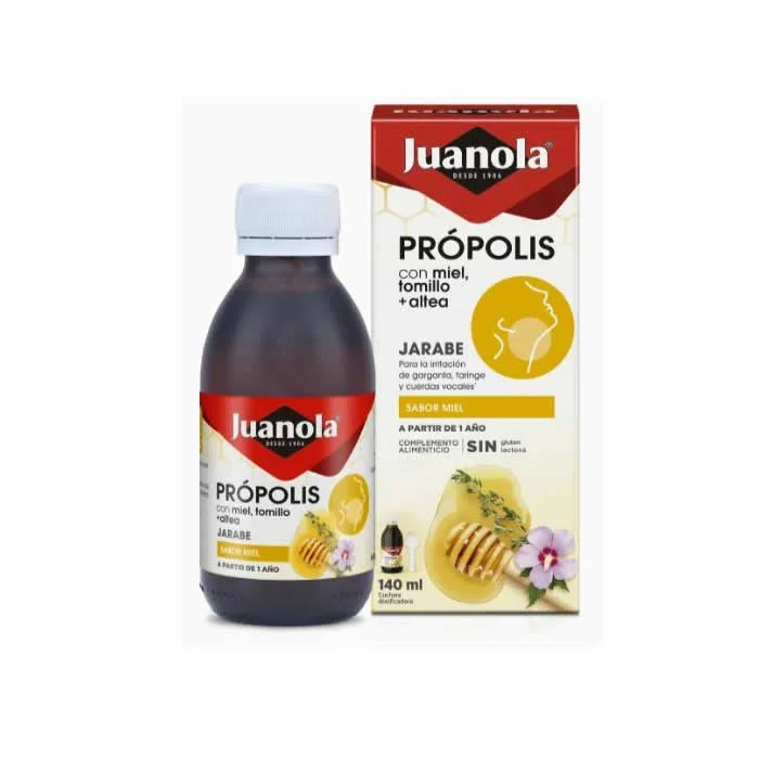Juanola Sirop au Miel et au Thym de Propolis