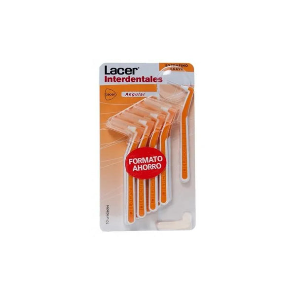 Lacer™ Brossettes Interdentaires Angulaires Ultra Fines Souples 10 U - Batty Beauty