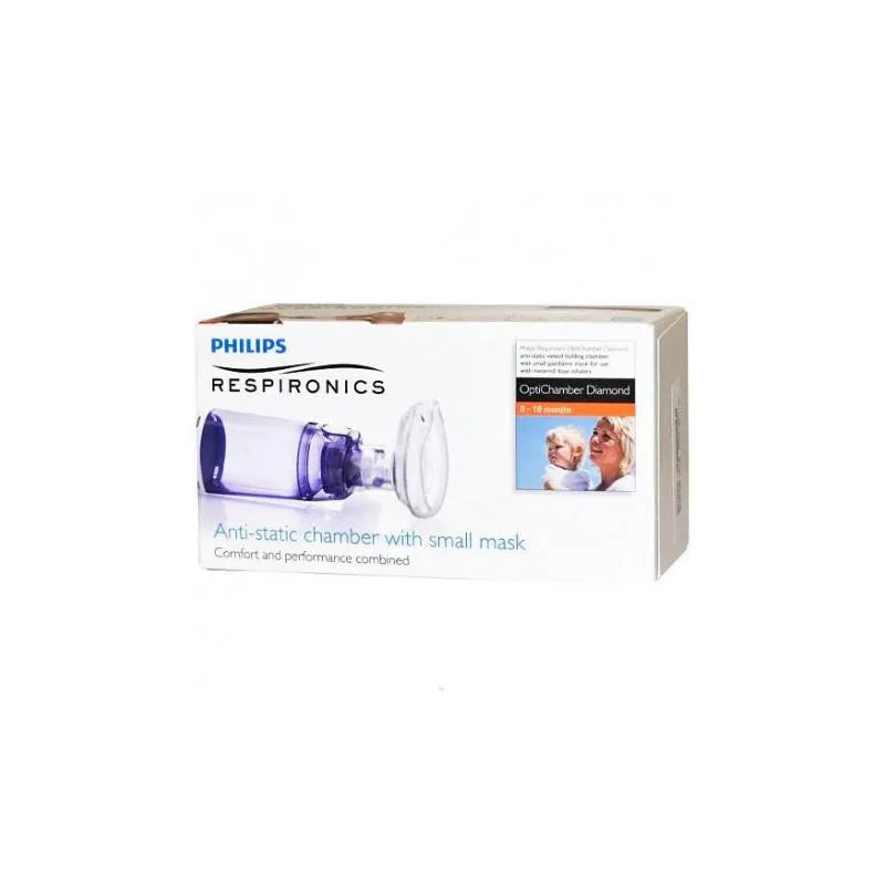 Optichamber Philips Respironics Cámara Optichamber Diamond Con Mascarilla Neonato 0-18m