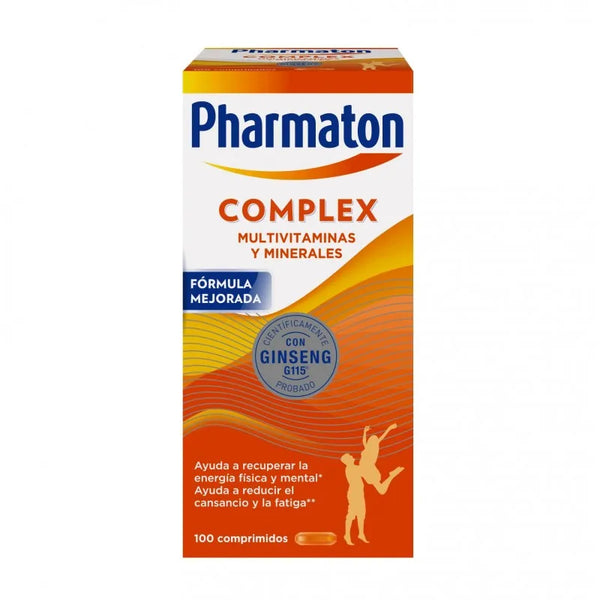 Pharmaton Complex Multivitamins and Minerals with Ginseng G115 100 Capsules - Batty Beauty