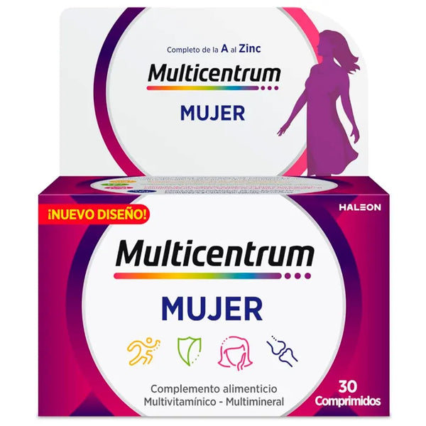 Multicentrum Femme 30 Comprimés - Batty Beauty