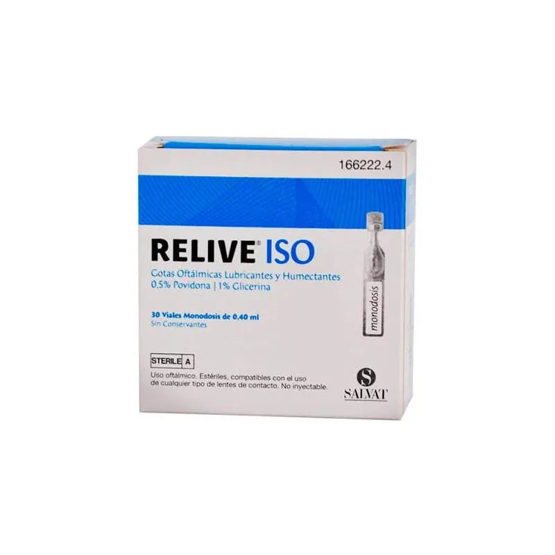Relec Relive Iso Gouttes ophtalmiques stériles 30 dose unique