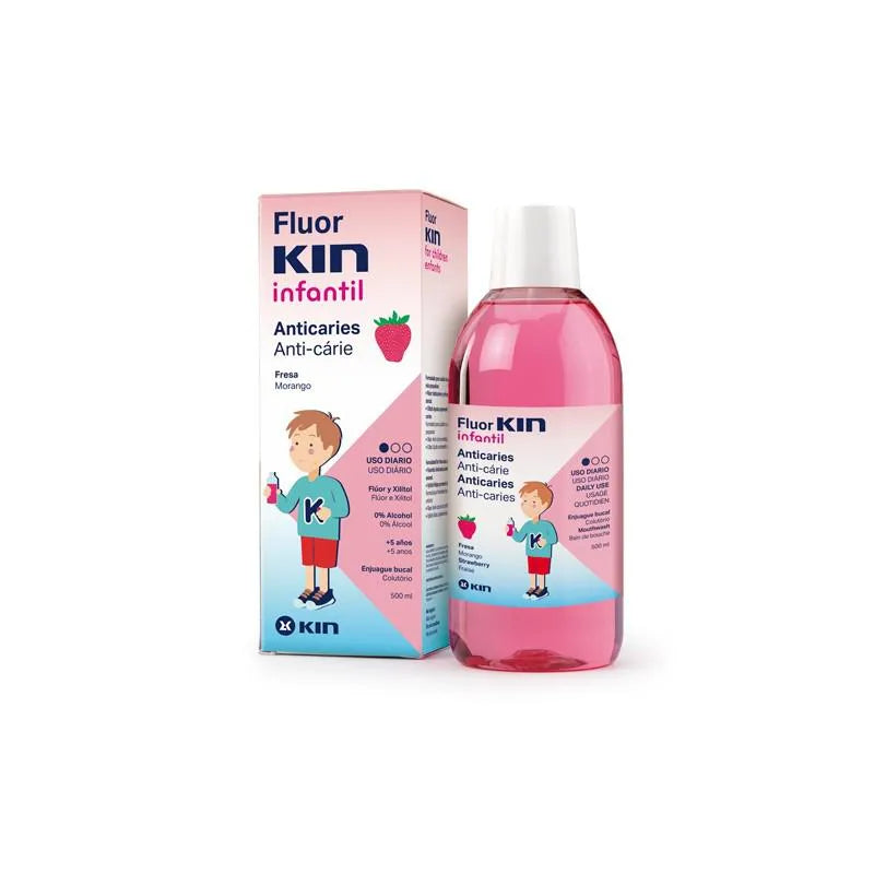 Kin Fluorkin Infantil Enjuague Fresa