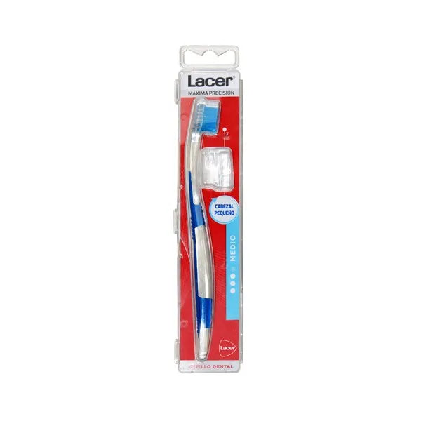 Lacer Brosse À Dents Lacer Adulte De Précision Maximale Moyenne 1ud - Batty Beauty