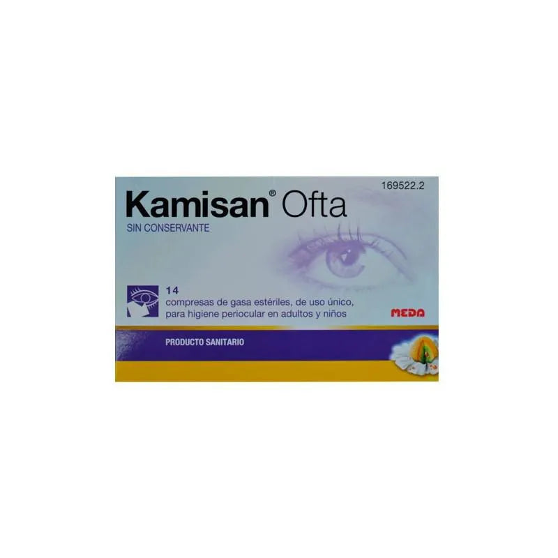 Mylan Kamisan Ofta Gaze Ophtalmique Stérile 14 Unités