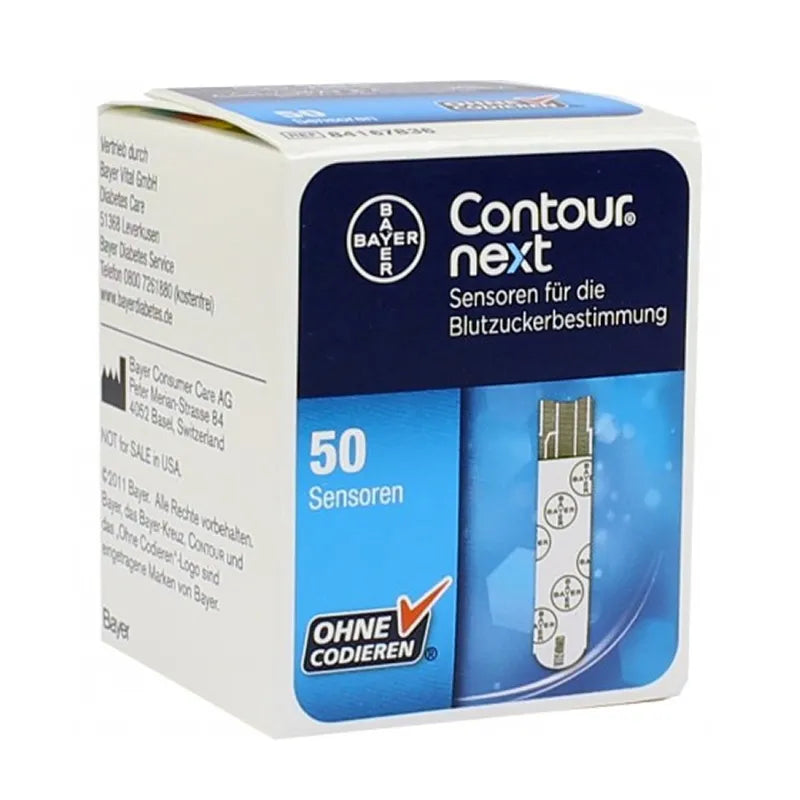Bayer Bandelettes Réactives Glycémie Contour 50U