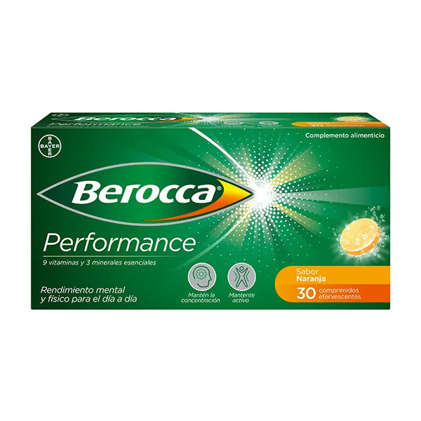 Berocca Performance 30 Comprimés Effervescents Orange - BEROCCA