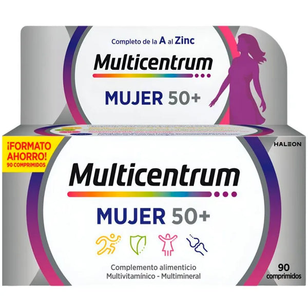 Multicentrum Femme 50+ 90 Comprimés - MULTICENTRUM