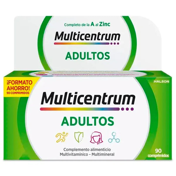 Multicentrum Adultes 90 Comprimés - MULTICENTRUM