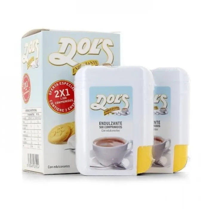 Cinfa Dols Sweetener Duplo 500 + 500 comprimés