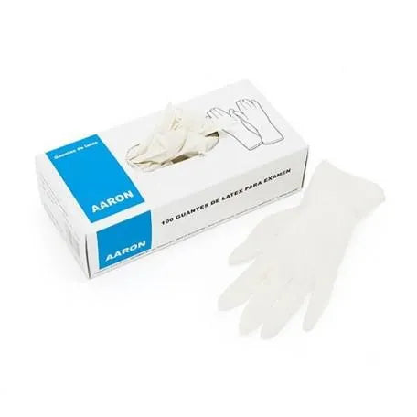 Aaron Guantes De Latex Talla Pequeña 100 Unidades Aaron