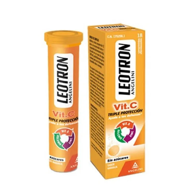 Leotron Vitamine C 18 Comprimés Effervescents