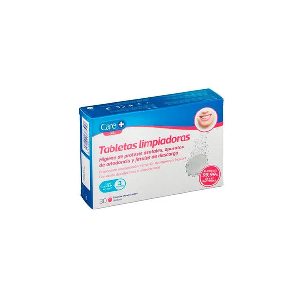 Care+ Stada Dentures Tablettes De Nettoyage Dentures Dentures Dentures Dentures Dentures 30 Eferv Tablets - CARE+