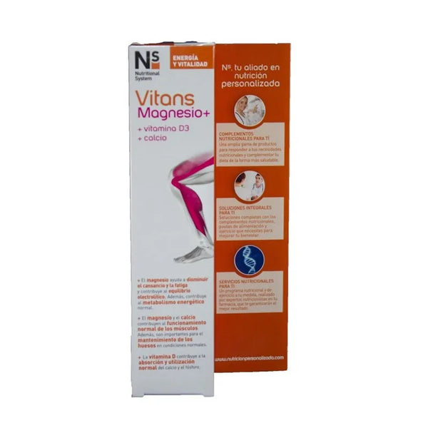 Ns Vitans Magnésium Plus 15 Comprimés Effervescents - Batty Beauty