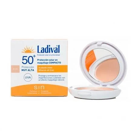 Ladival Protector Solar Con Maquillaje Compacto Arena Fps50 Ladival 10g - Batty Beauty
