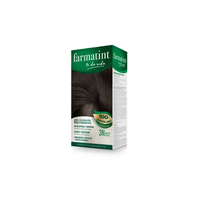 Farmatint Gel Coloration Permanent 3N Brun Foncé 150ml