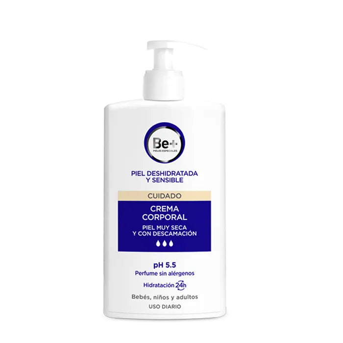Be+ Crème Corporelle pour Peaux Déshydratées et Sensibles