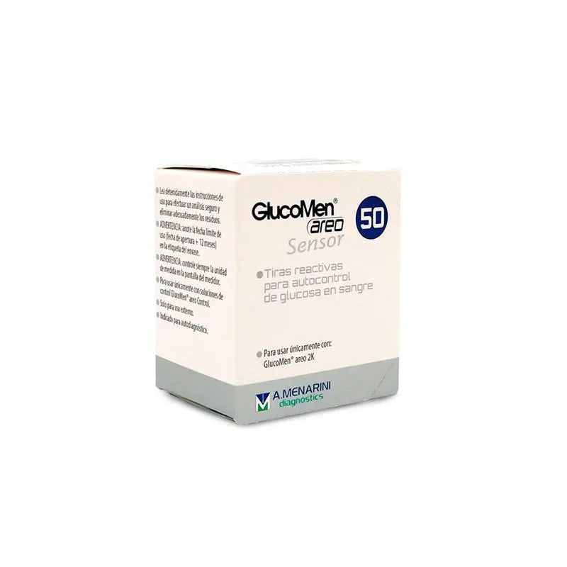 Menarini Berlin-Chemie Glucomen Areo Sensor Glucosa 50 Tiras