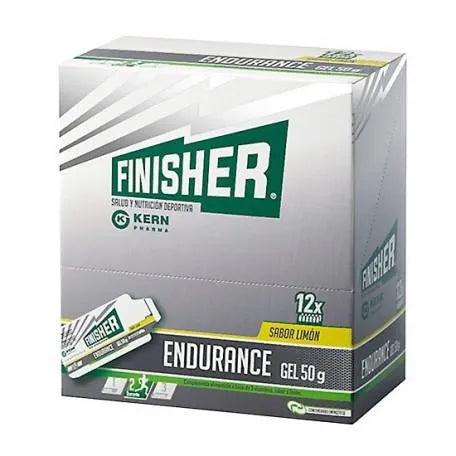 Kern Pharma Finisher Endurance Gel Énergético Limón 12 Geles De