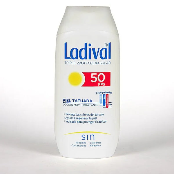 Ladival Peau Tatouée Lotion Spf50 200ml - Batty Beauty