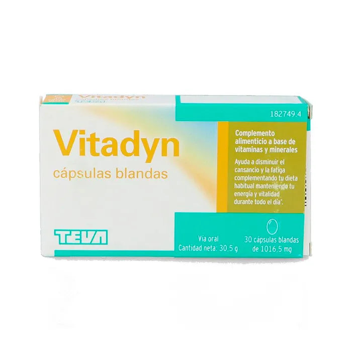 Teva Pharma Teva Vitadyn30 Gélules