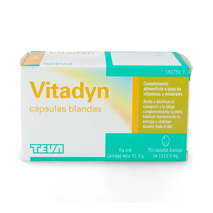 Teva Pharma Teva Vitadyn 90 Gélules