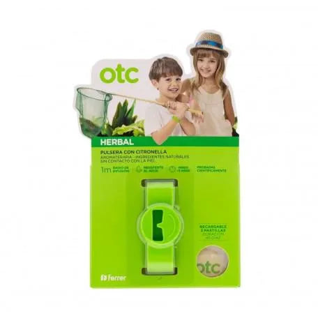 Otc Herbal Pulsera Infantil Repelente De Mosquitos Color Verde - Batty Beauty